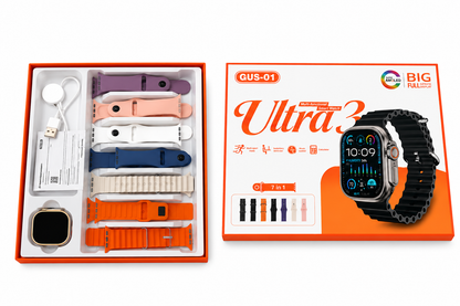 7 in 1 Ultra 3 Smart Watch | full display | premium quality