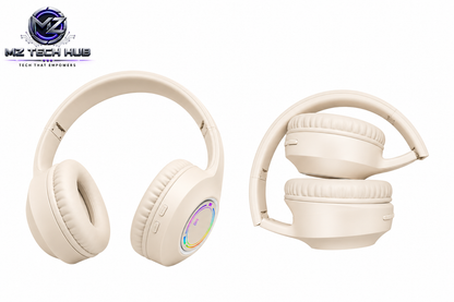 QC-M3 wireless foldable Headphone |RGB LIGHTS | high quality sound| foldable