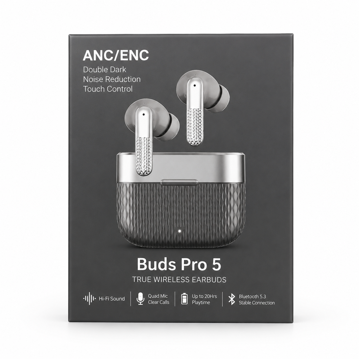 ELITE BUDS PRO 5 WITH NOICE CANCELATION |ANC| HIGH QUALITY SOUND