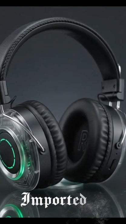 Enjoy AN-1 Wireless Bluetooth Headphones – RGB Light Edition | Foldable Over-Ear Headset with TF Card Slot & Mic