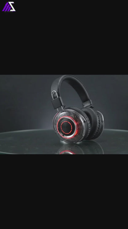 Enjoy AN-1 Wireless Bluetooth Headphones – RGB Light Edition | Foldable Over-Ear Headset with TF Card Slot & Mic
