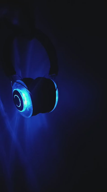 Enjoy AN-1 Wireless Bluetooth Headphones – RGB Light Edition | Foldable Over-Ear Headset with TF Card Slot & Mic